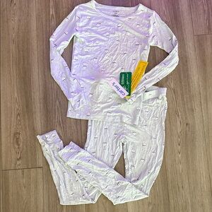 Carter's White Patterned Pajama Set